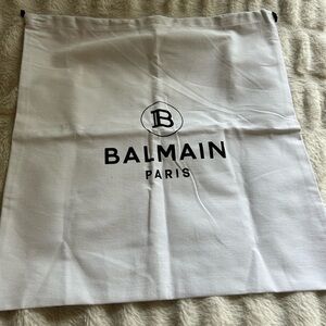 Balmain White Dust Bag